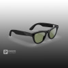 Ray-Ban Skyler (Gen 1) Глянцевый Чёрный с Зелёными линзами